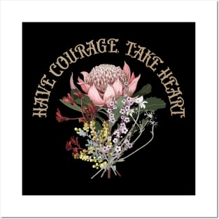 The Lost Flowers of Alice Hart - Have courage take heart Posters and Art